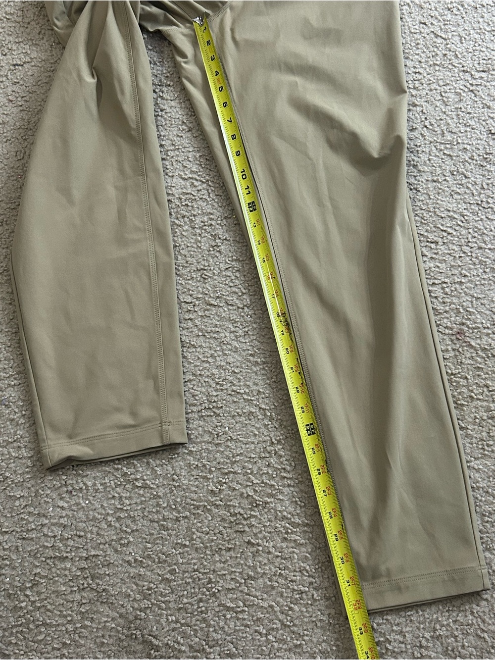 Fabletics The Don 5-Pocket Pant Dark Twill Khaki 34x34 Mens Pants - Picture 5 of 8